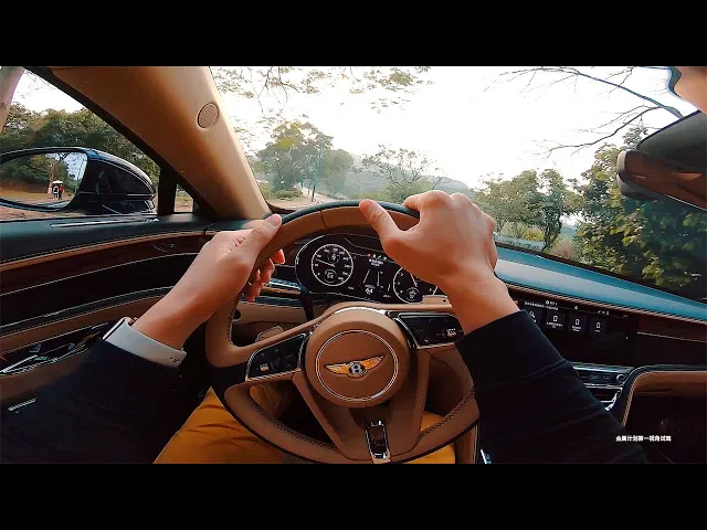 【第一视角驾驶】全新2020款宾利飞驰bentley flying spur,首发限量版尽显奢华